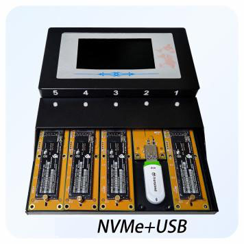 全功能型 M.2 NVMe SSD/SATA/USB 拷贝机（HTU3N）